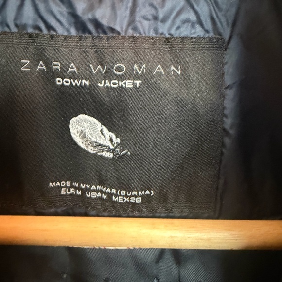 Zara Blue Down vest - Picture 2 of 4